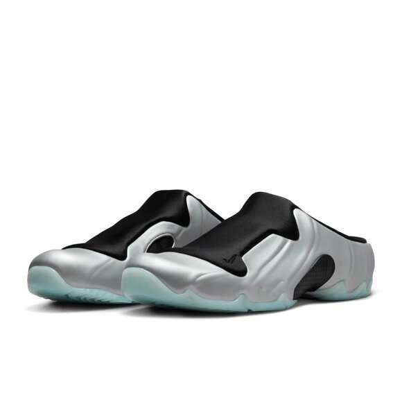 Nike Clogposite Chrome Black FQ8257-002 Men’s Size 5 Basketball Slide Clogs New - Picture 3 of 11